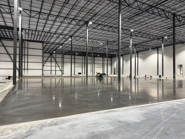 Commercial warehouse floor