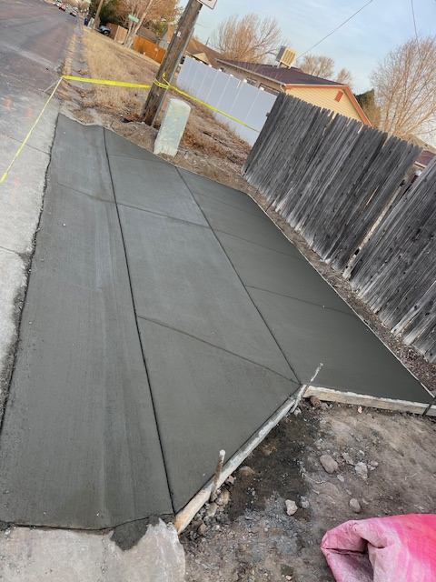 Patio concrete